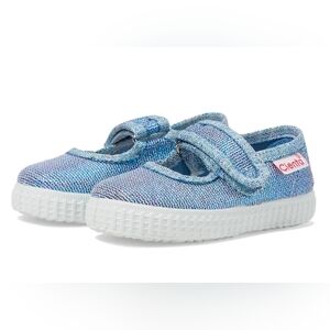 Cienta Kids Shoes Model 56083 Toddler Size 22, Blue Mermaid Rainbow, NEW IN BOX